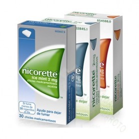 NICORETTE ICE MINT 4 MG CHICLES MEDICAMENTOSOS, 105 CHICLES