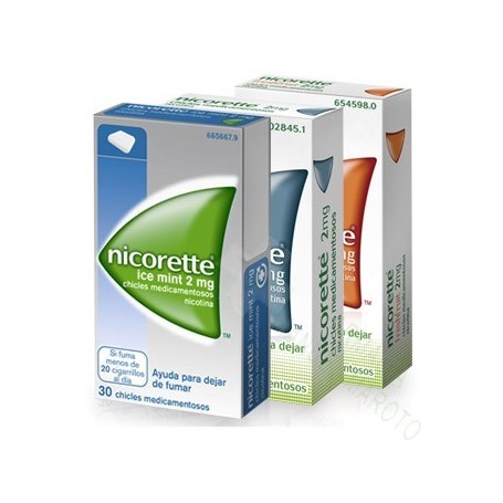 NICORETTE ICE MINT 4 MG CHICLES MEDICAMENTOSOS, 105 CHICLES