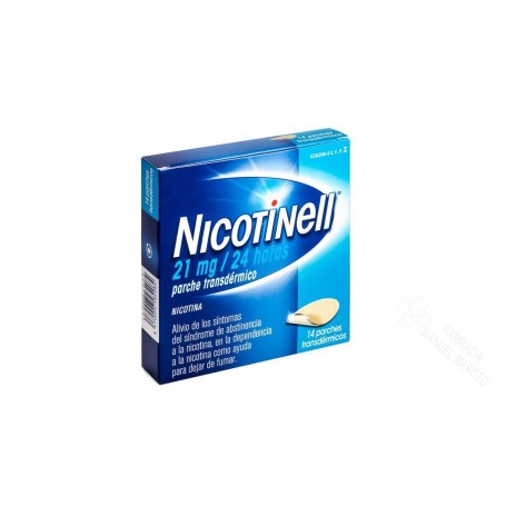 NICOTINELL 21 MG/24 HORAS PARCHE TRANSDERMICO , 7 PARCHES